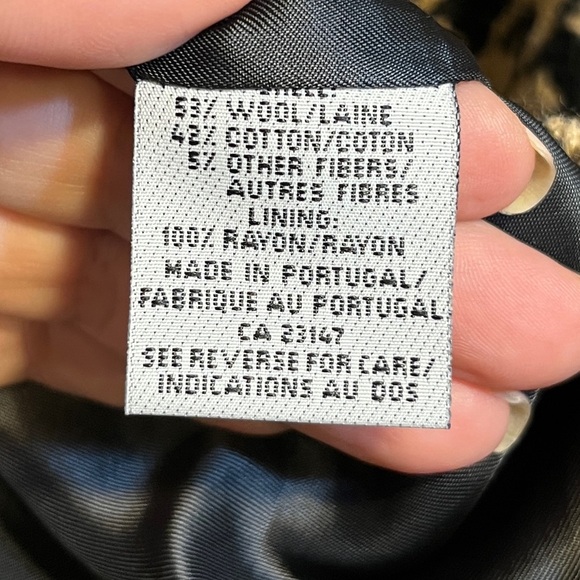 Talbots Yellow and Black Skirt Knee Length Skirt with Lining Size 8 - Picture 8 of 8